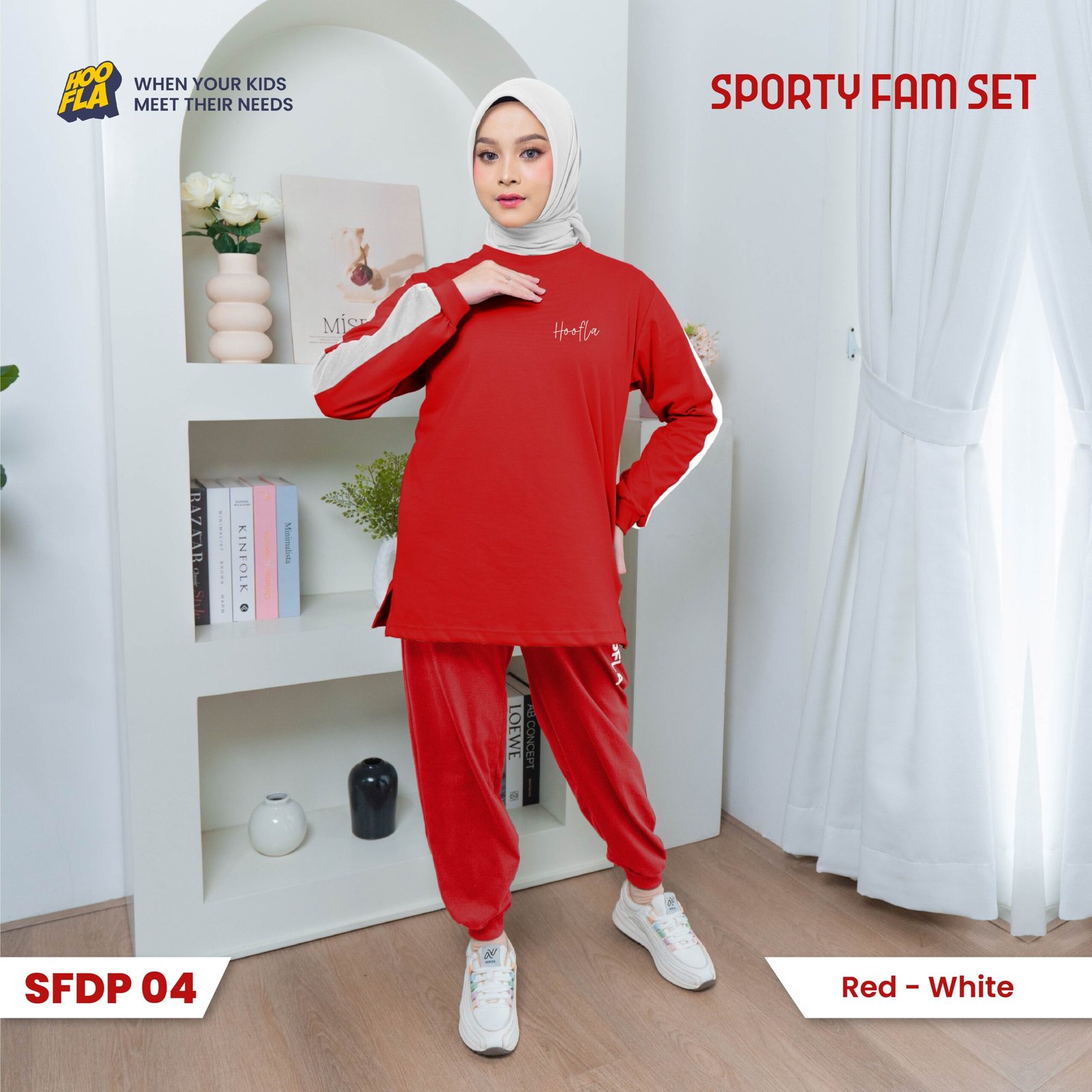 Sporty Fam Set Red - Image 4