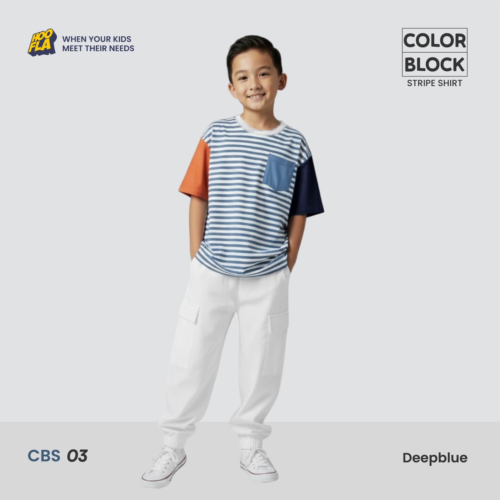 Color Block Stripe Shirt - Image 2