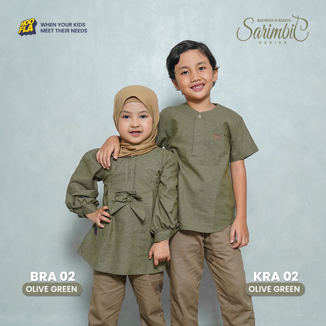 Rausyan & Raisya Sarimbit Olive Green - Image 4