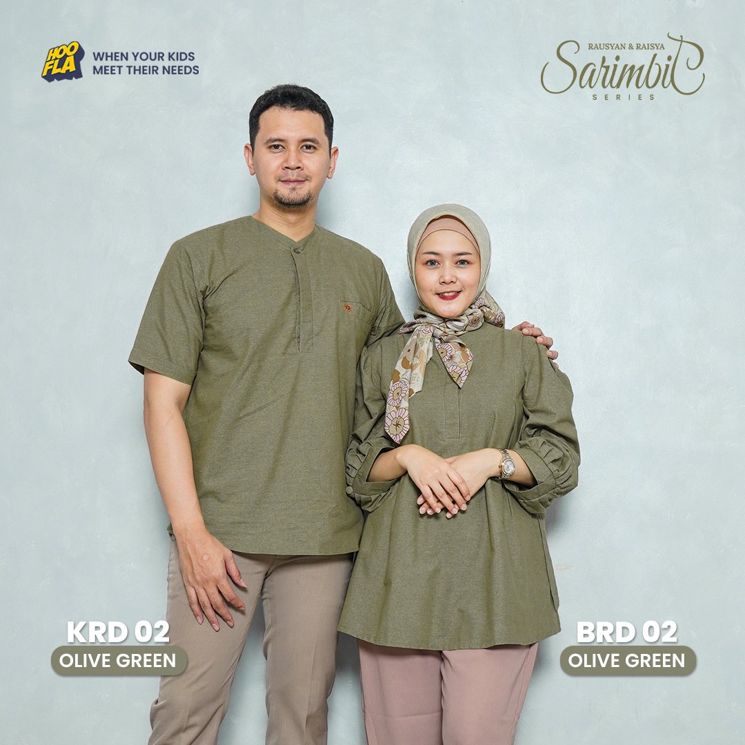 Rausyan & Raisya Sarimbit Olive Green - Image 2