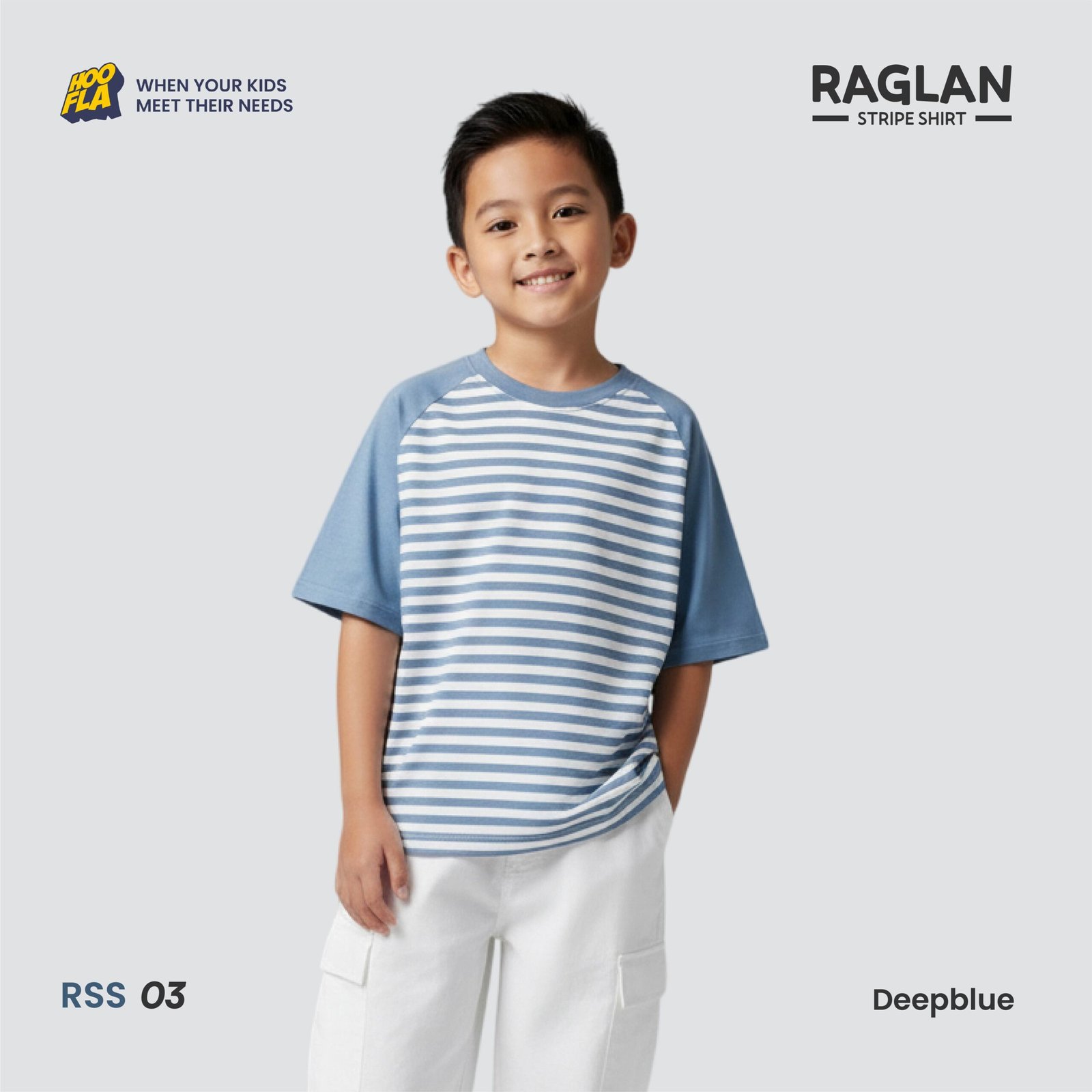 Raglan Striped Shirt - Image 3