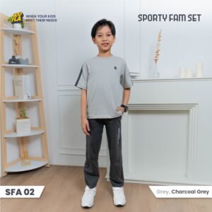 Sporty Fam Set Grey