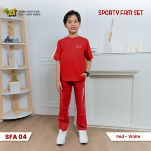Sporty Fam Set Red